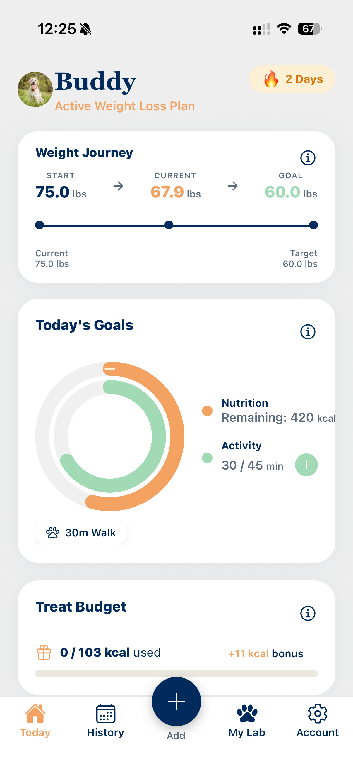 LabraFit App Dashboard